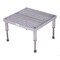 Vestil Adjustable Stand, 24W x 24L, 10.5 Overall Height, Stainless Steel, Silver AHW-H-2424-SS - alternate 1